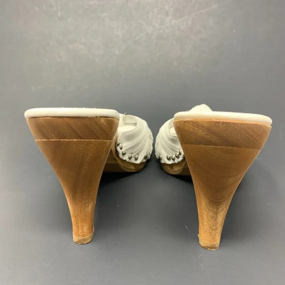 (SOLD)Steve Madden Knotted Leather Mule - Picture 4 of 9